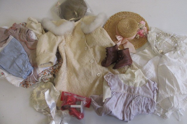 A collection of seventeen miniature dolls with bisque and celluloid examples including an S.F.B.J. Image