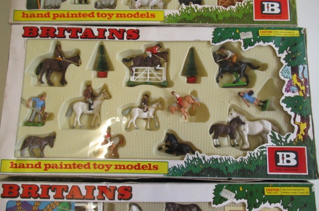 Three Britains sets comprising two Farm sets 7565 and 7564 Image