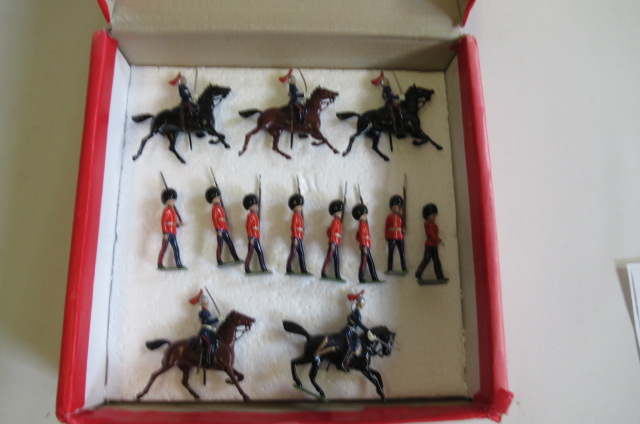 Britains Canadian Governor Generals Horse Guards comprising eight foot guards and five horse guards Image
