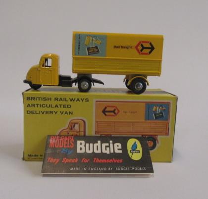 Budgie Toys 238 British Railways Delivery Van finished in yellow with Cadbury Rail Freight to sides Image