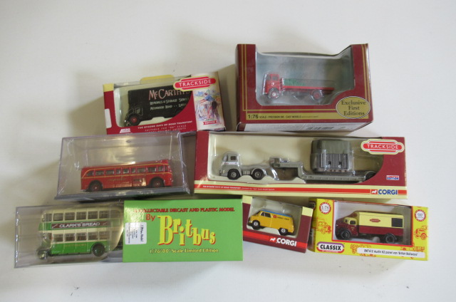 Seven OO scale model vehicles by Lledo Image