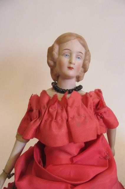 A Schutzmeister & Quendt bisque socket head character doll with blue glass sleeping eyes Image