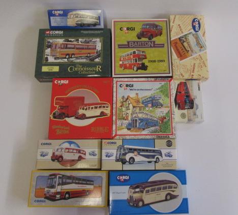 Eleven Corgi Bus Models including limited edition models Image