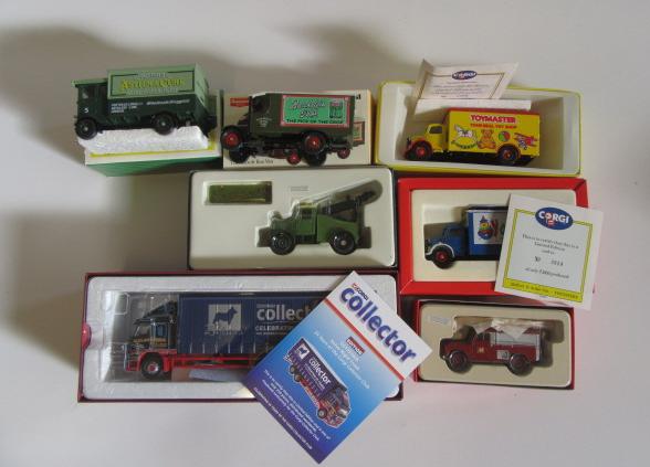 Seven Corgi Commercial vehicles including Toy Master Lorry Image