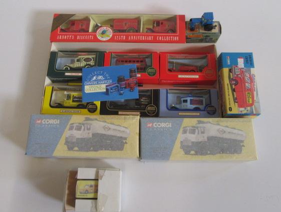 Four Corgi Commercial vehicles comprising two Power Petrol Tankaers Image