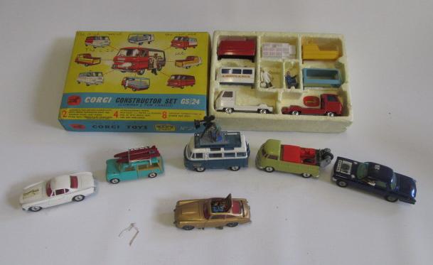 Six Corgi vehicles comprising Volvo P1800 Saints car Image
