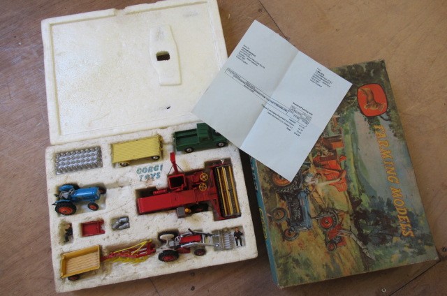 Corgi Gift Set No 22 Farming Models with two tractors Image