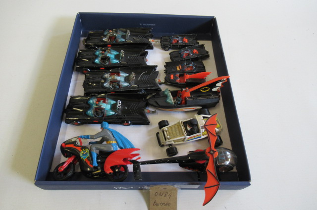 Corgi Batman vehicles comprising seven Batmobiles Image