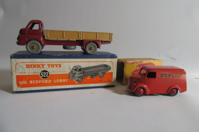 Dinky Big Bedford Lorry finished in maroon and brown Image