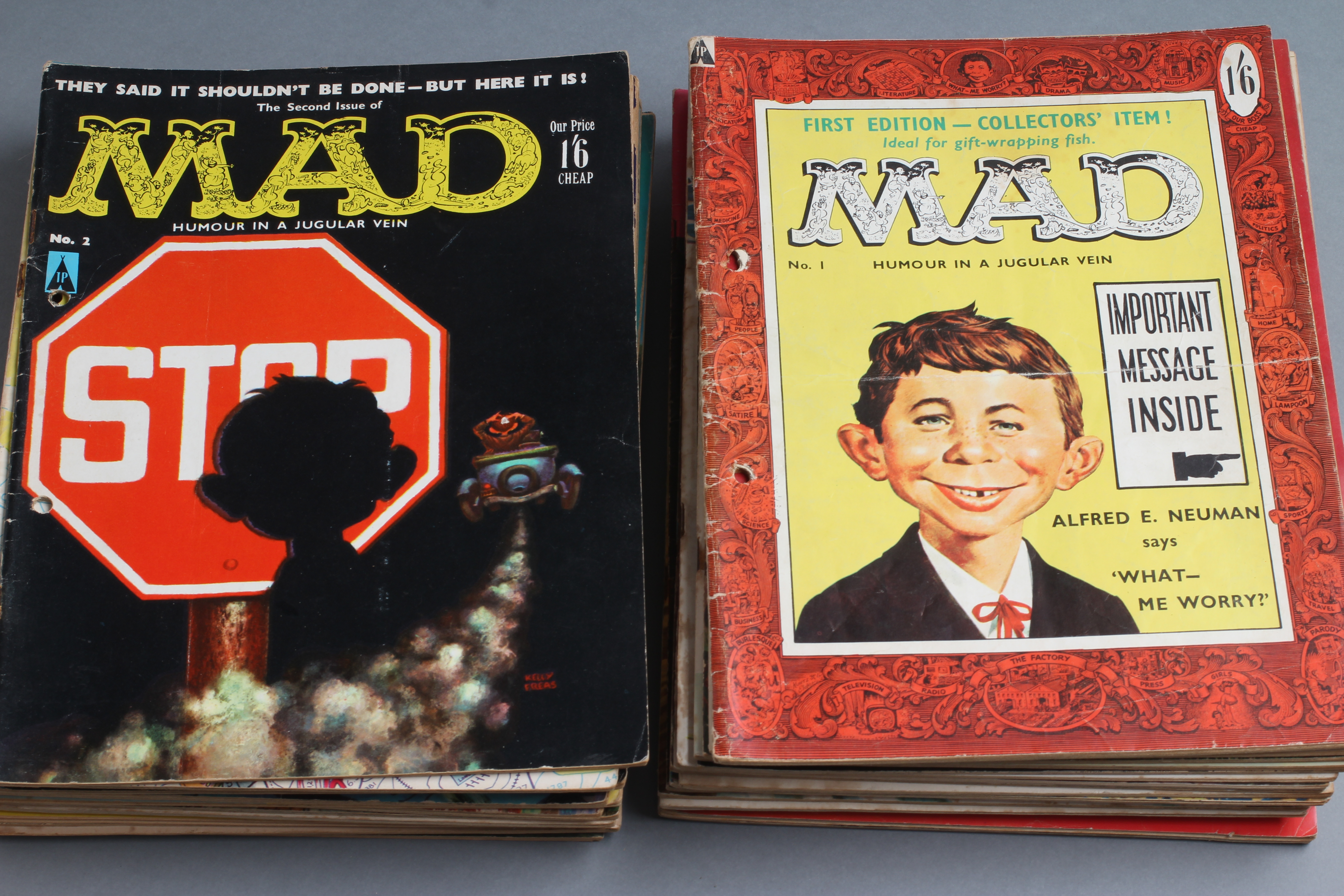 A COLLECTION OF MAD MAGAZINES Image