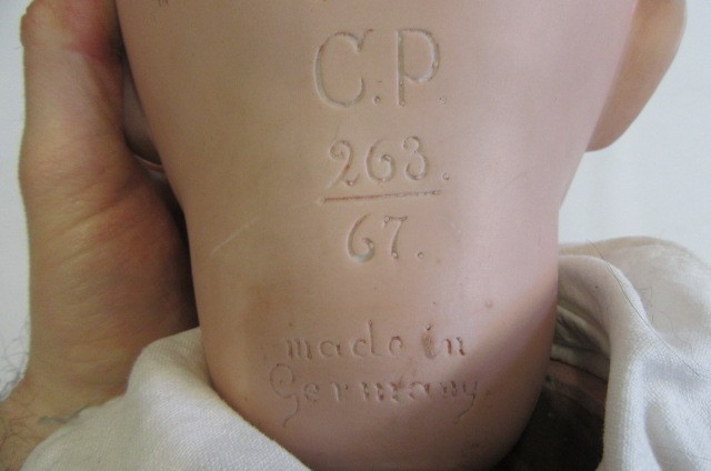 A Catterfelder Puppenfabrik bisque socket head doll Image