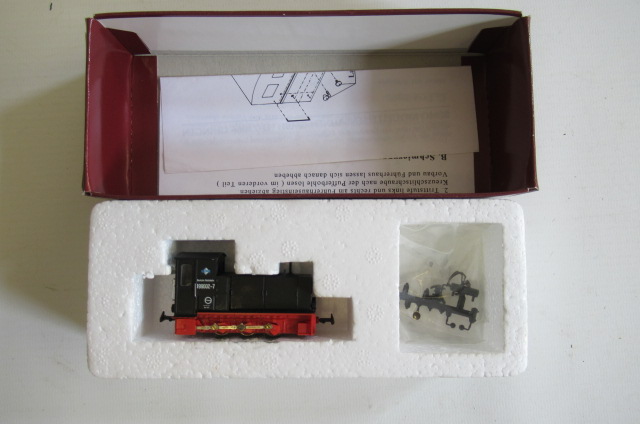 Bemo Hoe narrow gauge diesel locomotive HF130 Johstadt finished in black Image