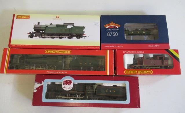 Five Hornby and Bachmann locomotives Jinty in L.M.S. red Image