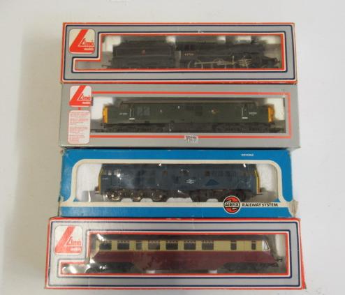 Four locomotives by Lima and Airfix comprising Class 31-401 Image