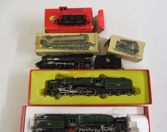 Four Hornby Triang locomotives comprising Dock Shunter Image