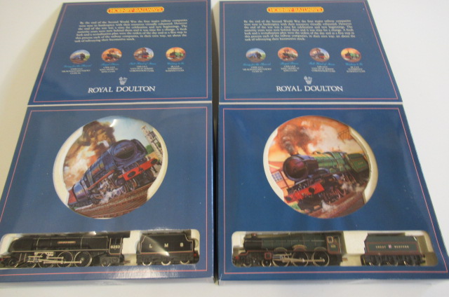 Hornby Royal Doulton Sets Regal Power with King George I and Head of /Steam with City of St. Albans Image