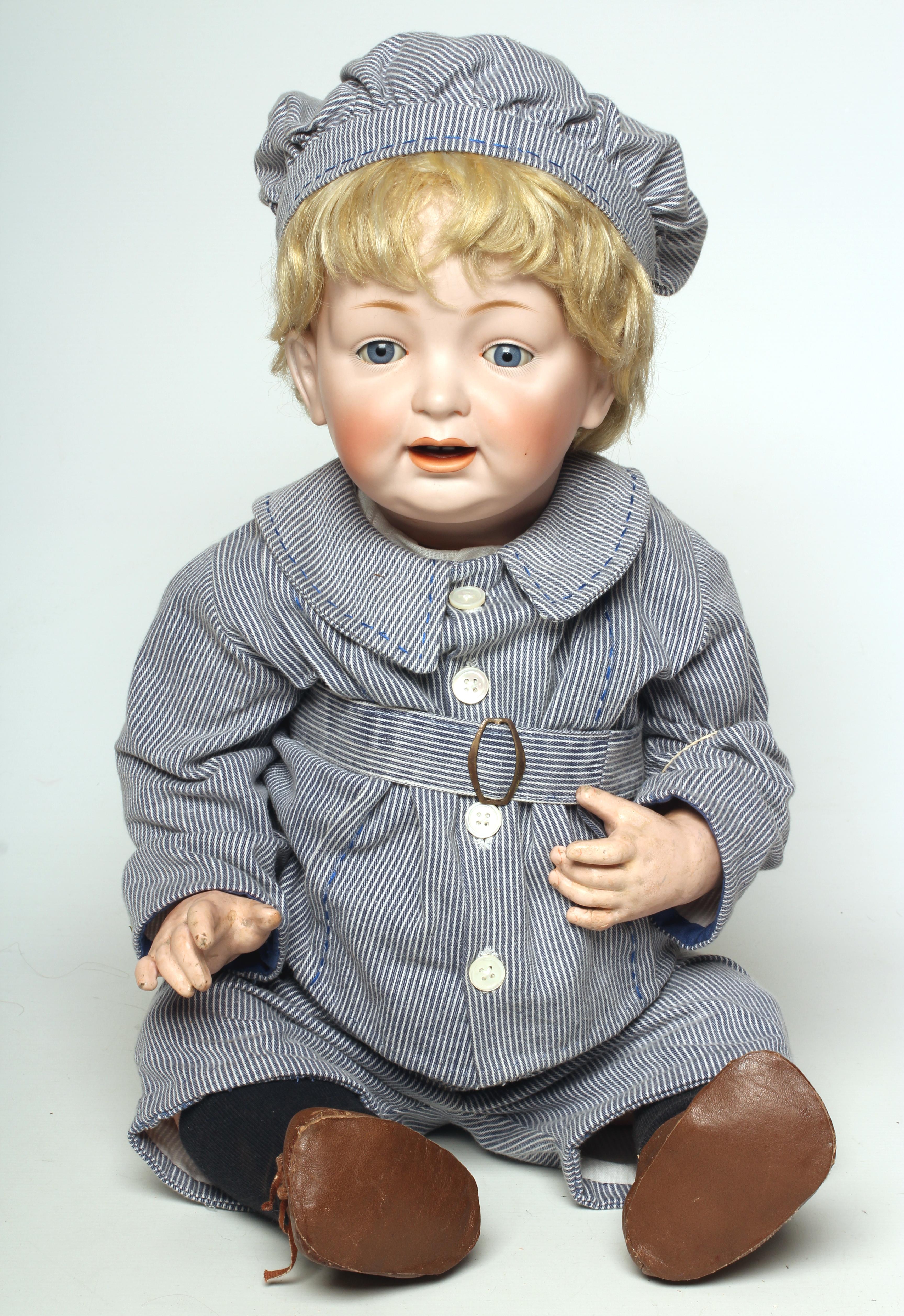 A Kestner bisque socket head character doll Image
