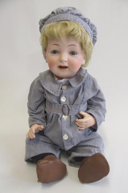 A Kestner bisque socket head character doll Image