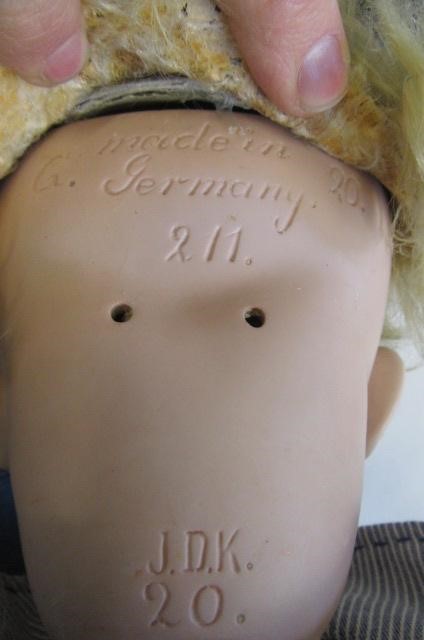 A Kestner bisque socket head character doll Image