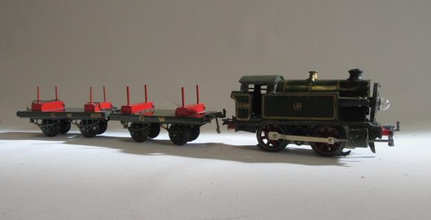 Hornby No1 20v Electric G.W.R. 0-4-0 Tank Locomotive finished in green with 4560 to sides Image