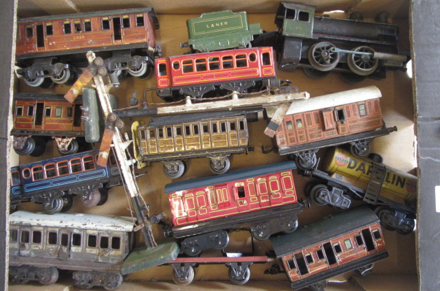 Playworn trains by Bing and others including Bing L.N.E.R. Live Steam Engine Image