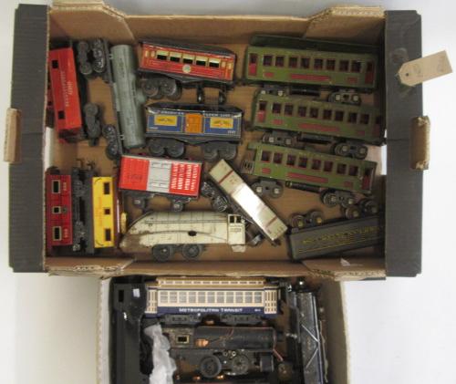 Playworn American Model Railways rolling stock including locomotives Image