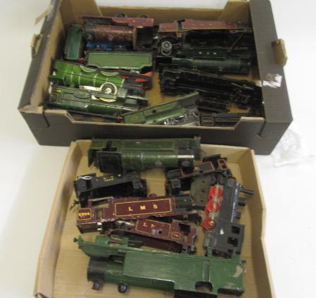 Playworn and damaged locomotive bodies and parts Image