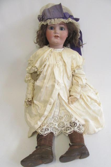 A Franz Schmidt & Co bisque socket head doll Image