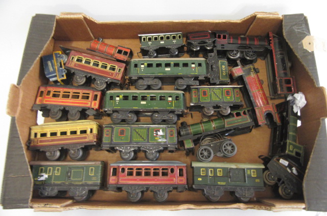 Playworn Continental rolling stock Image