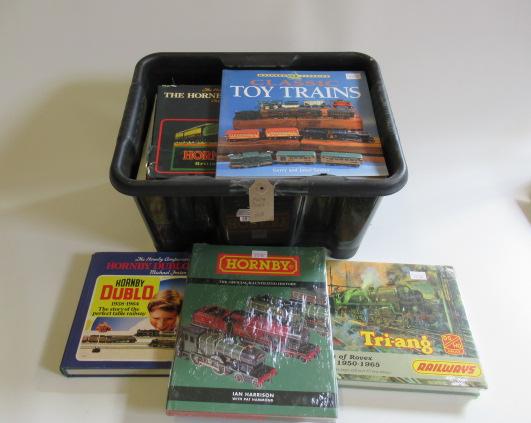 A quantity of model railway books on collector trains including New Cavendish Books on Triang and Image
