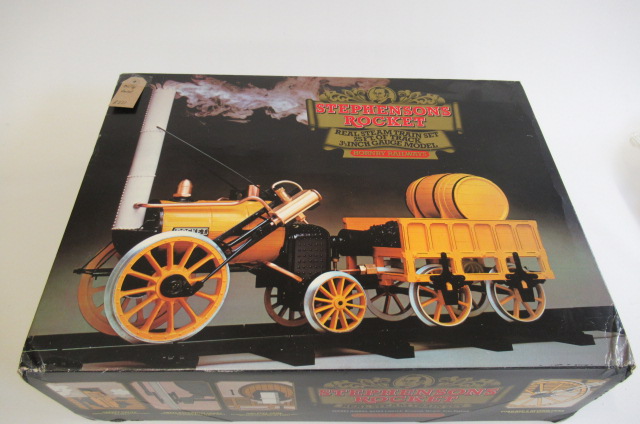 A Hornby 3 1/2" gauge Stephenson's Rocket locomotive Image