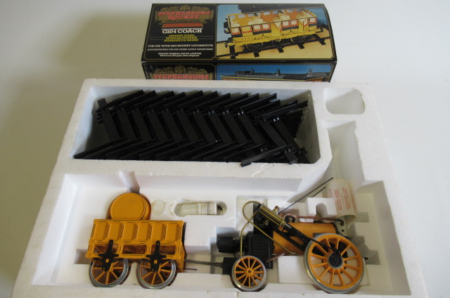 A Hornby 3 1/2" gauge Stephenson's Rocket locomotive Image