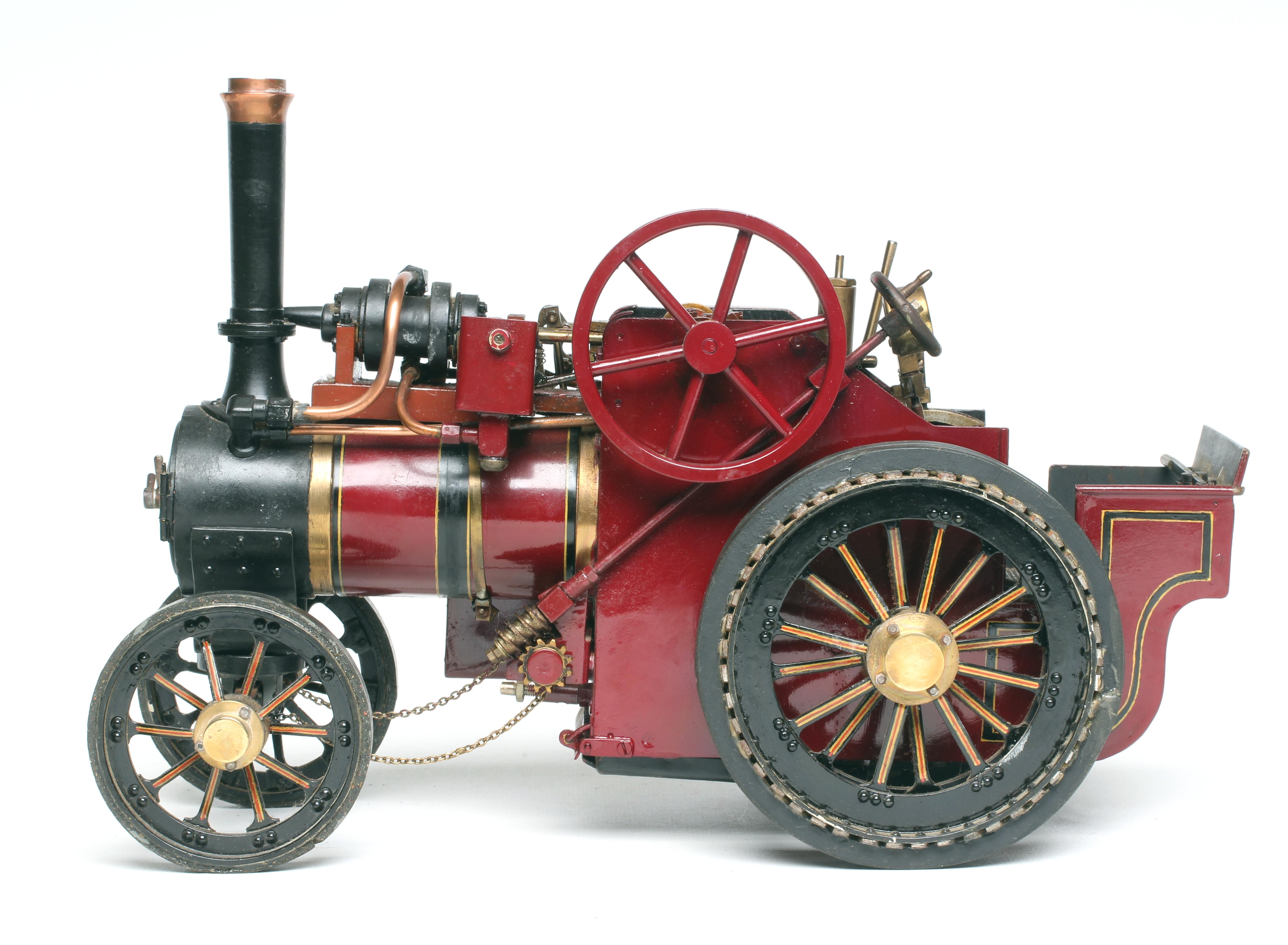 A 3/4" scale coal fired traction engine Image