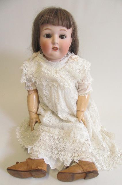 A Heubach bisque socket head doll Image