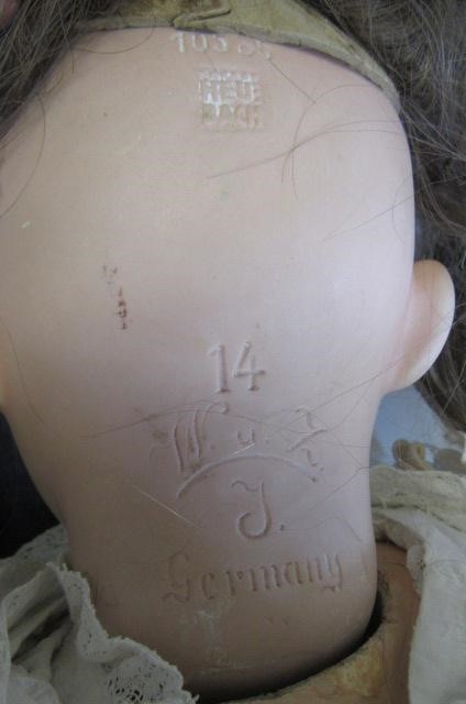 A Heubach bisque socket head doll Image