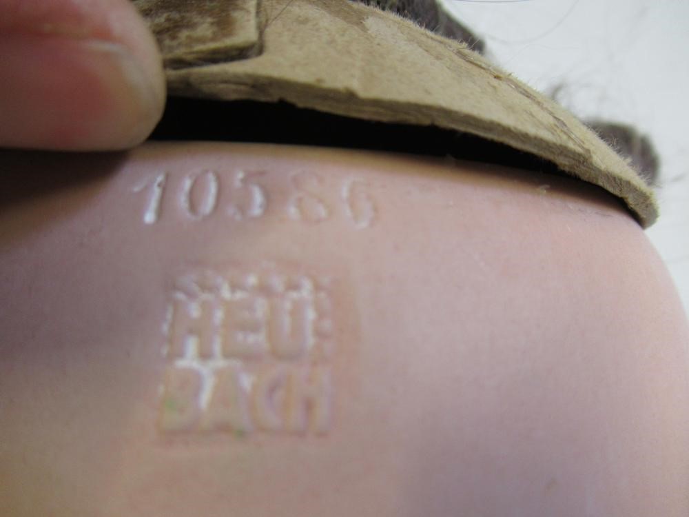 A Heubach bisque socket head doll Image