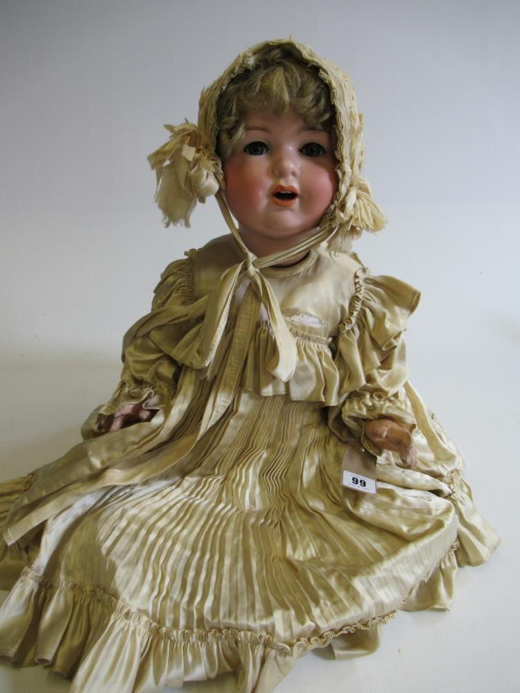 An Armand Marseille bisque socket head character doll Image