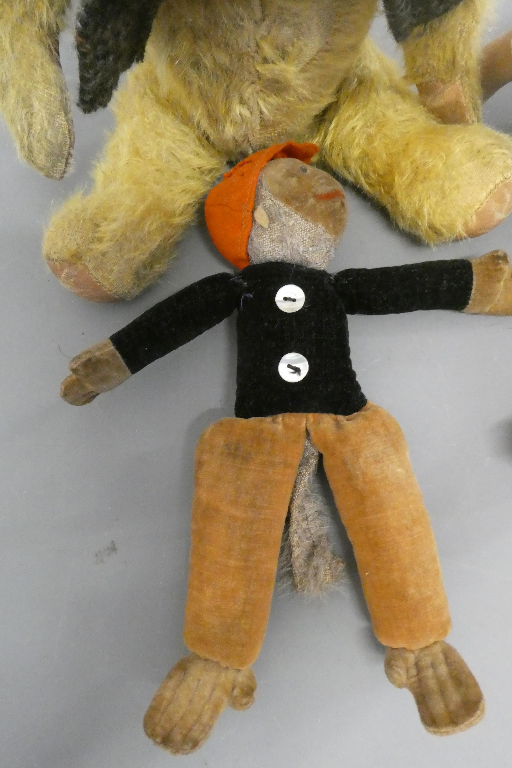 Four vintage soft toys Image