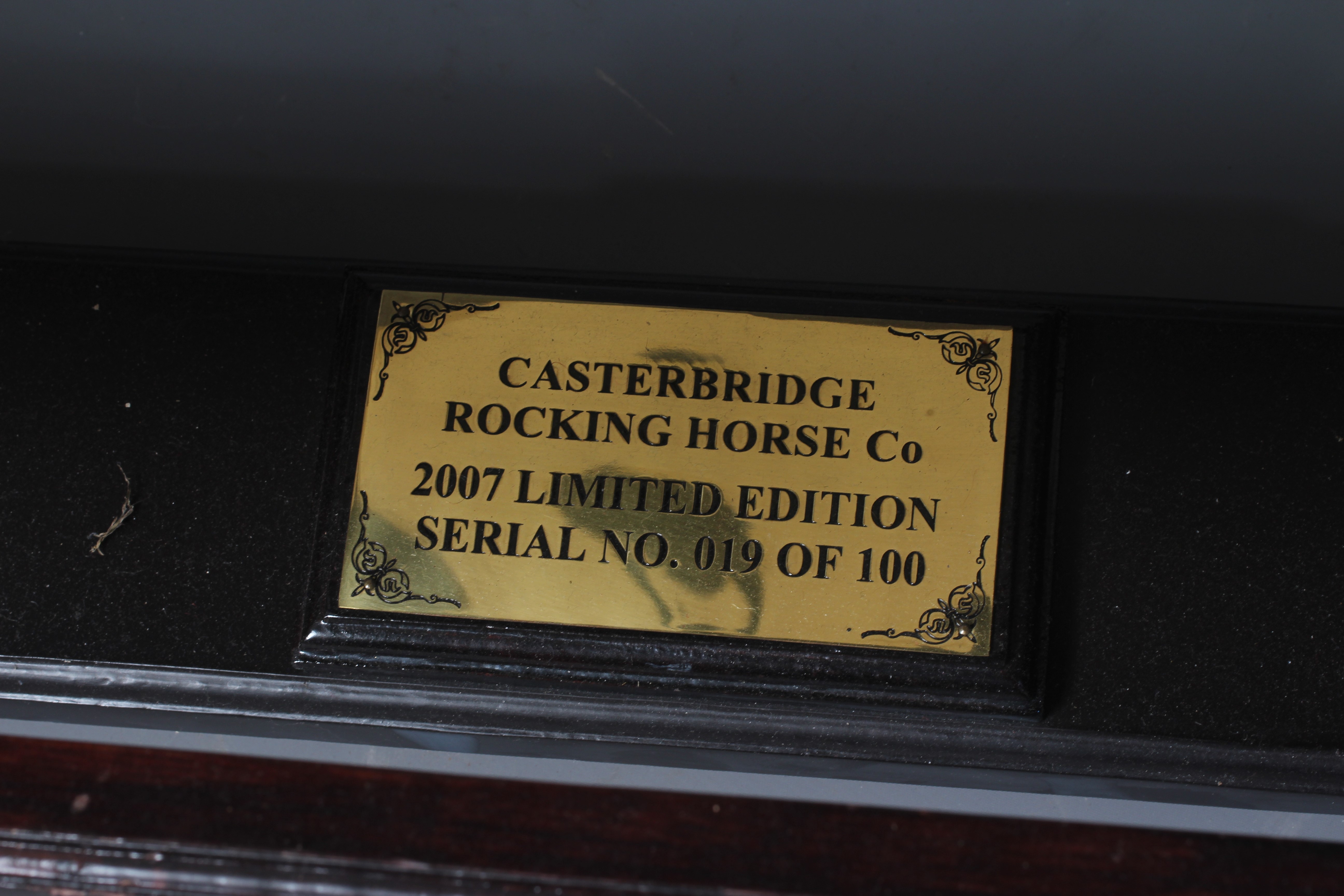 A Casterbridge Rocking Horse Co. 2007 limited edition rocking horse Image