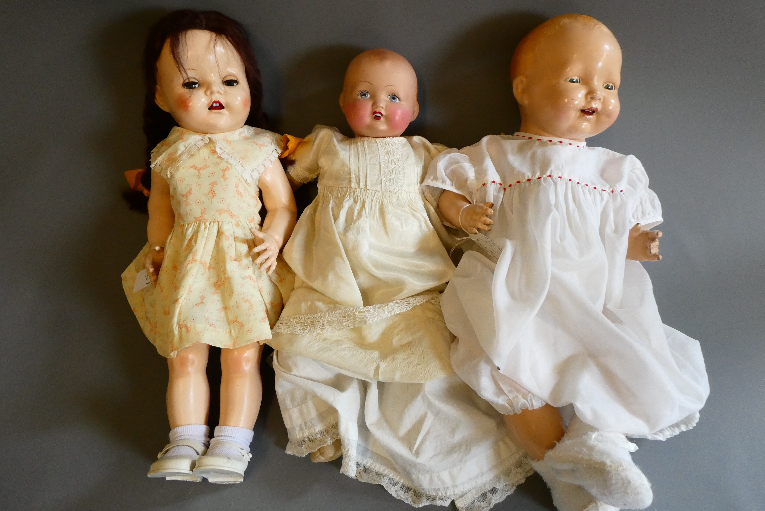 Three vintage dolls Image
