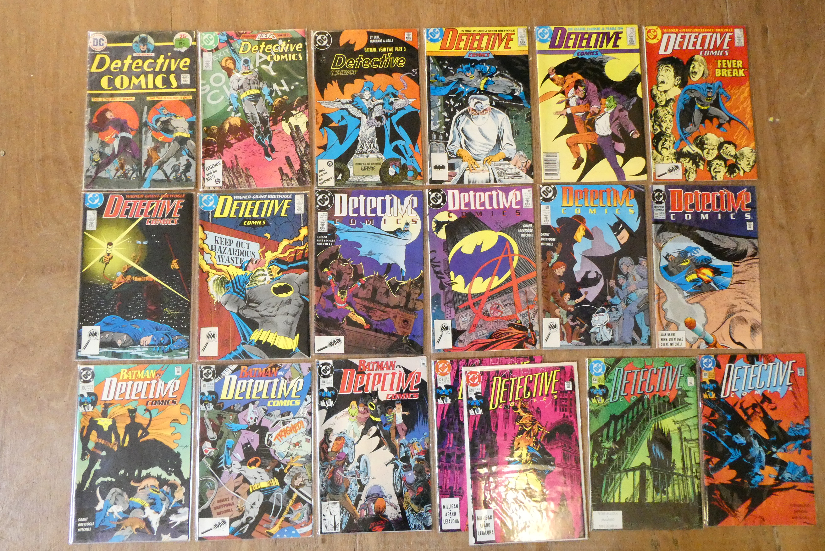 A collection of Batman DC comics Image