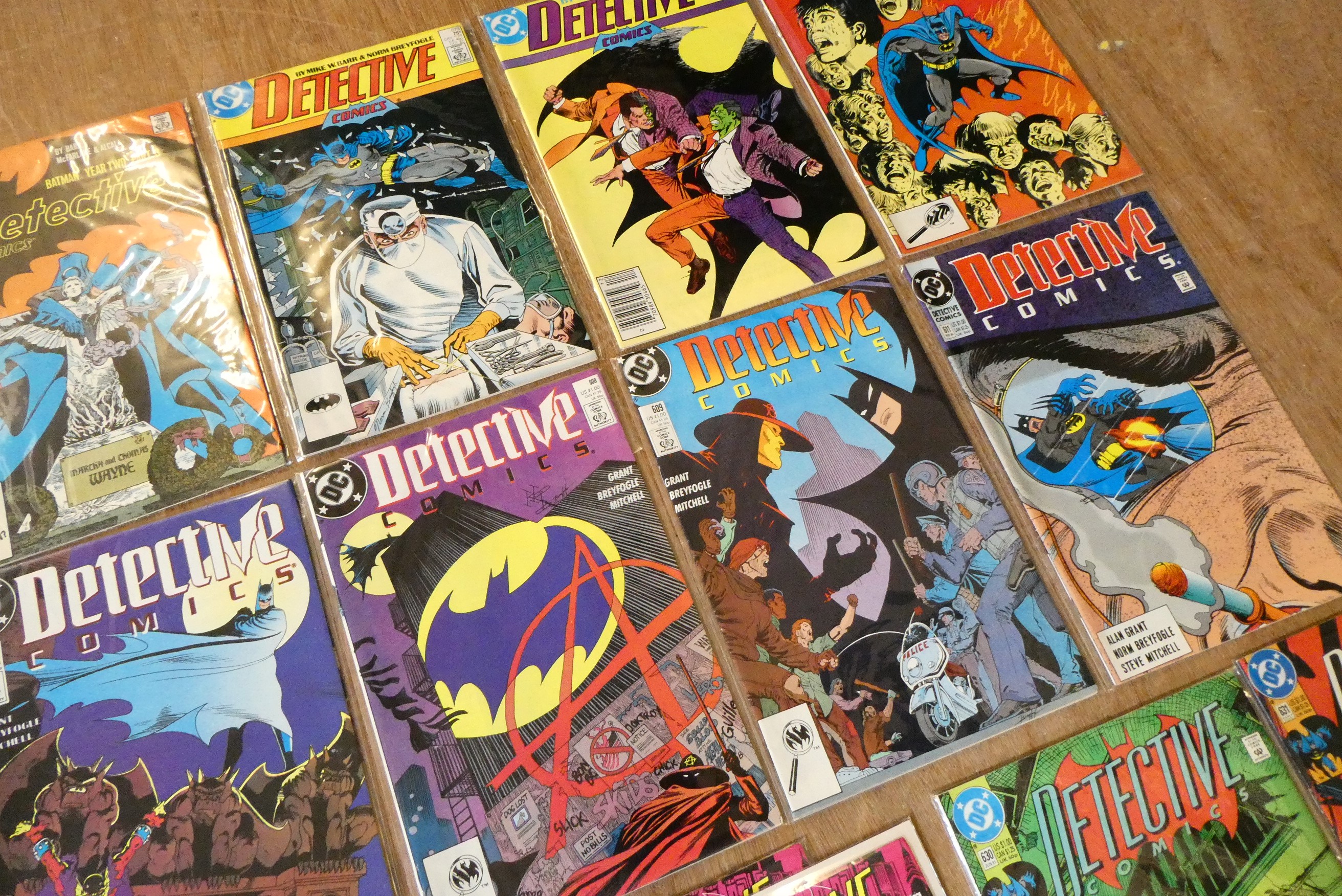 A collection of Batman DC comics Image
