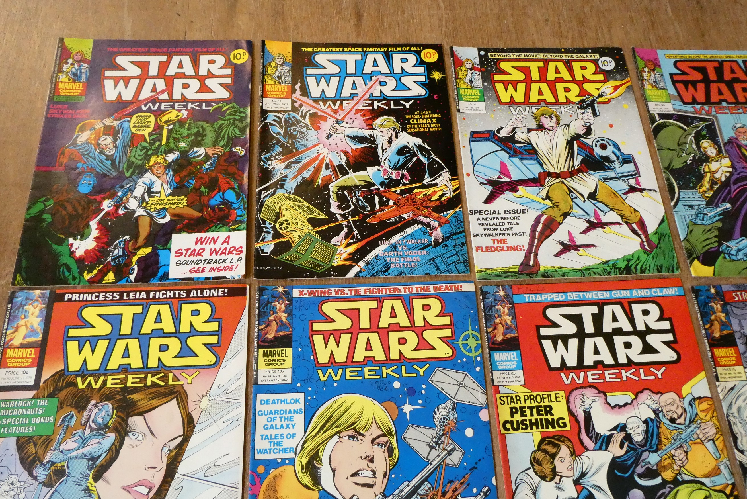 A collection of DC and Marvel comics Image