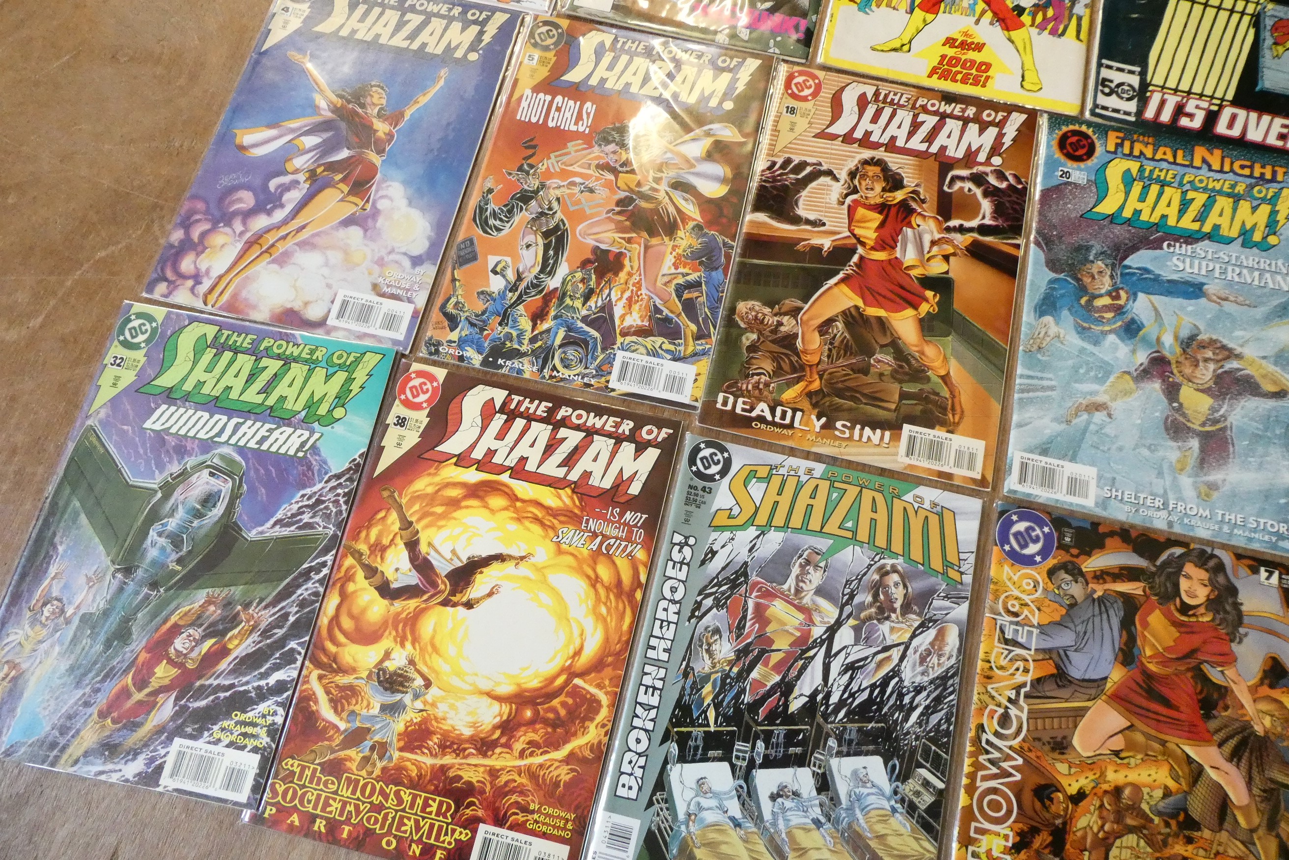 A collection of DC and Marvel comics Image