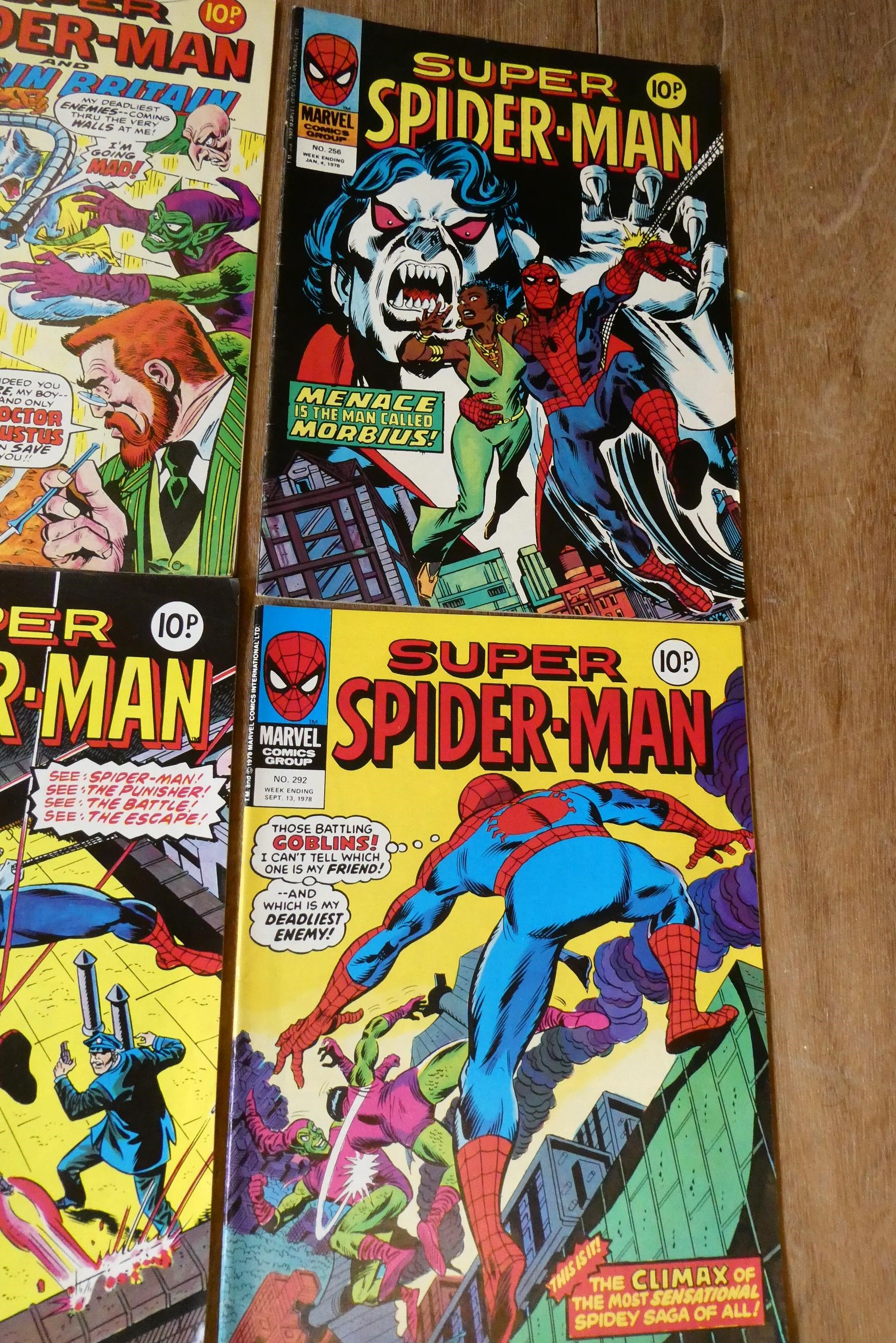 A collection of Spiderman Marvel comics Image