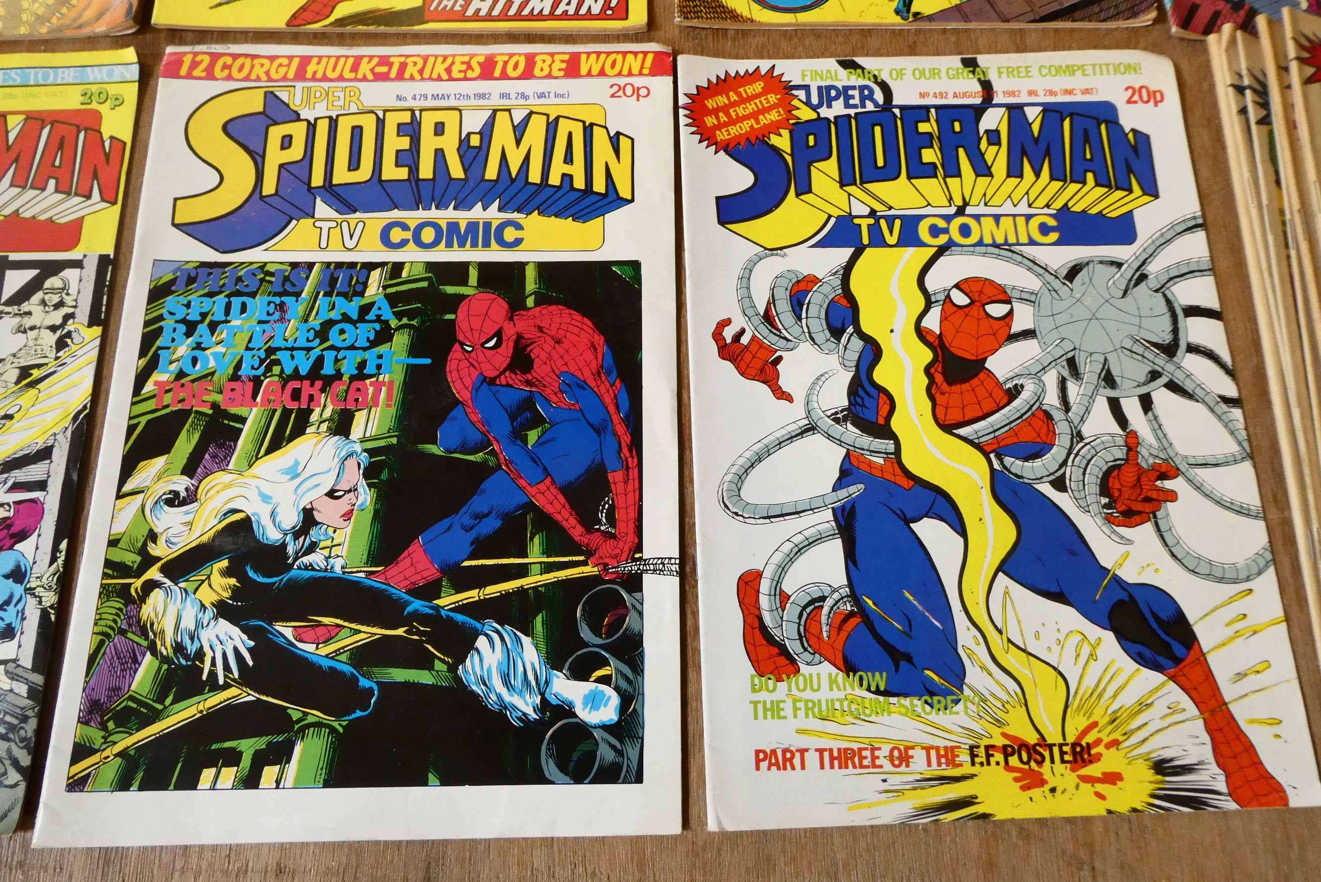 A collection of Spiderman Marvel comics Image