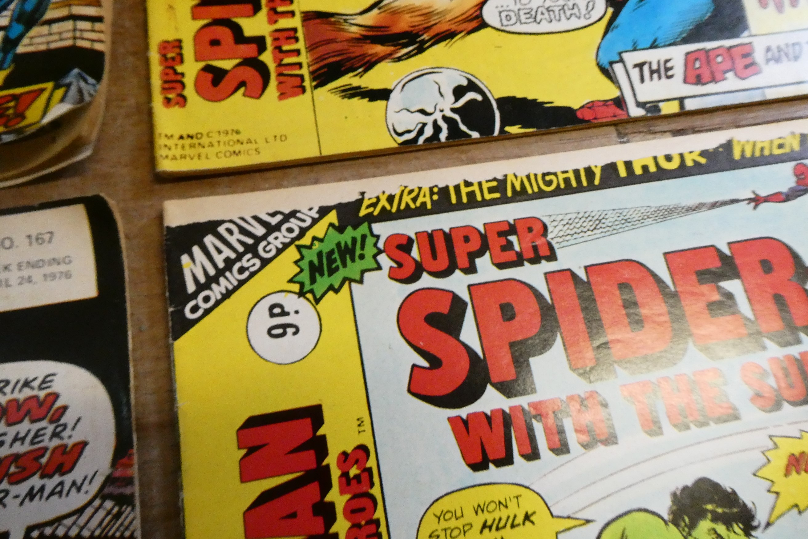 A collection of Spiderman Marvel comics Image