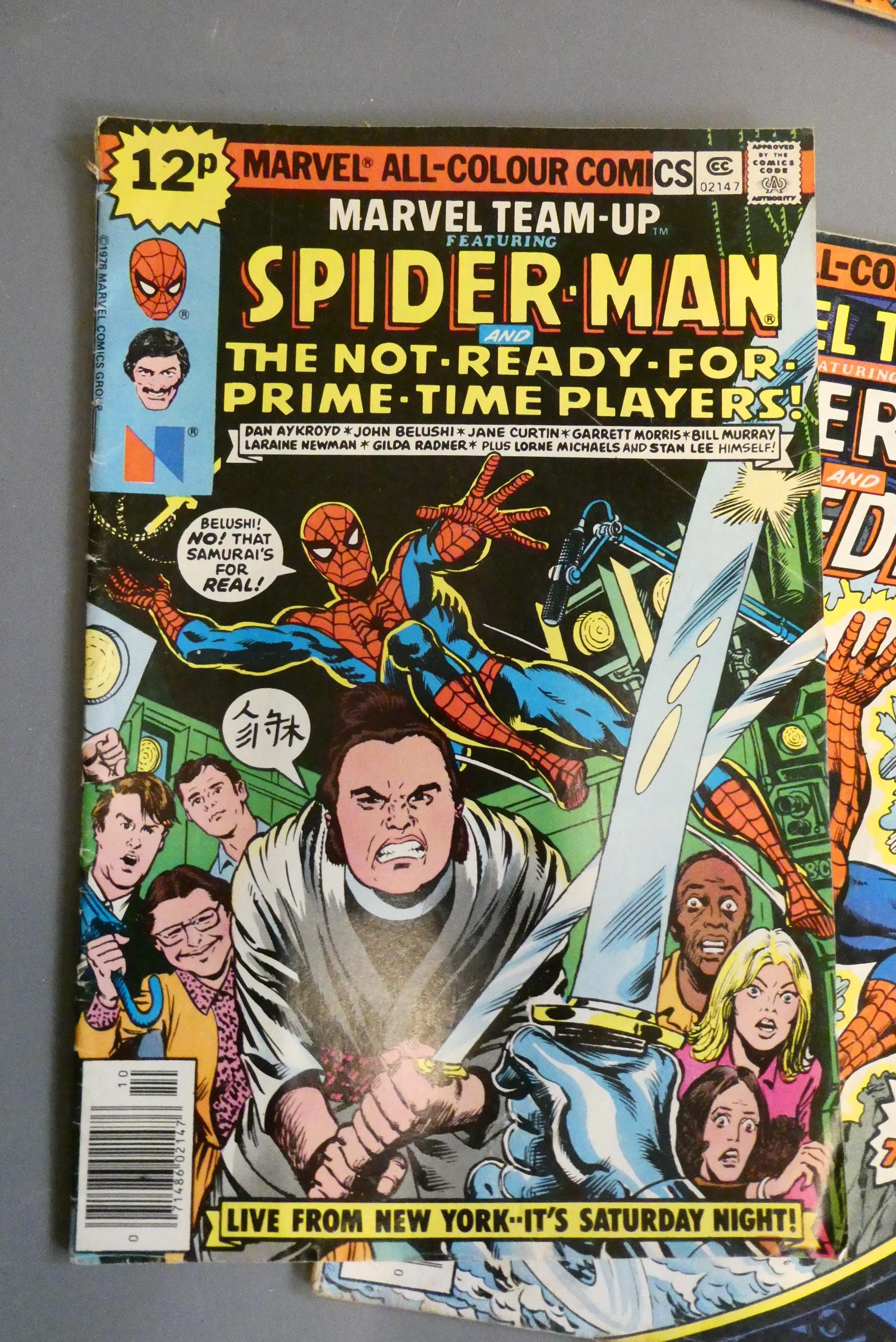 A collection of 26 Marvel comics from the late 1970s and 1980s, comprising 16 The Defenders and 19 Image