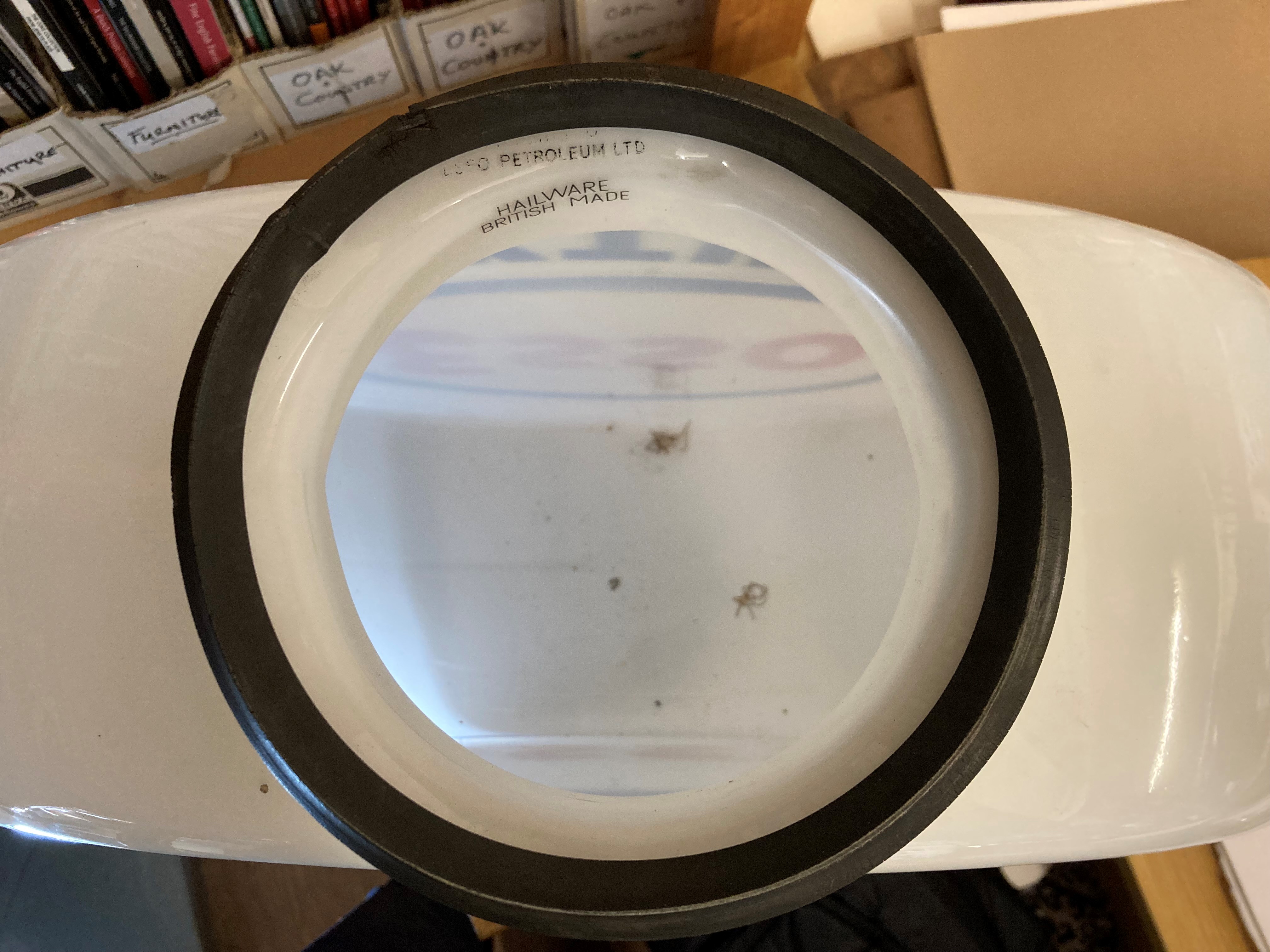 Esso petrol pump globe Image