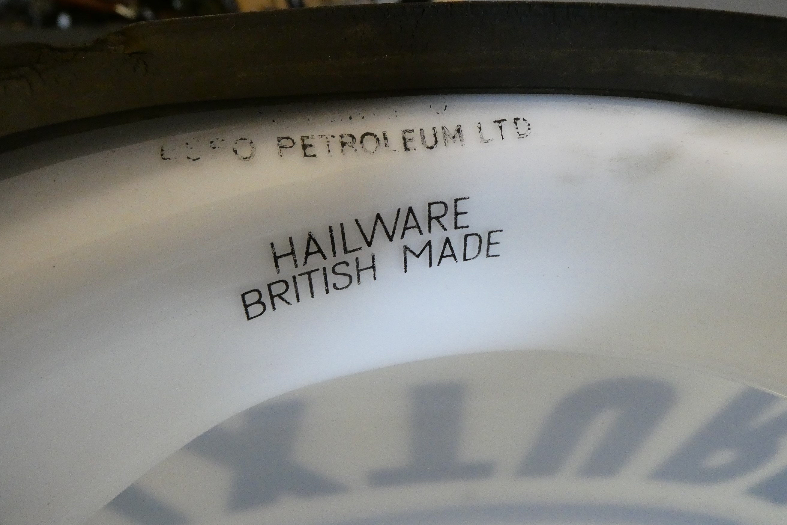 Esso petrol pump globe Image